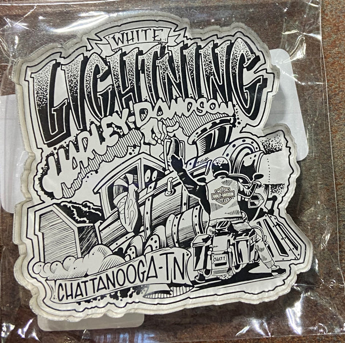 WHITE LIGHTNING MAGNET
