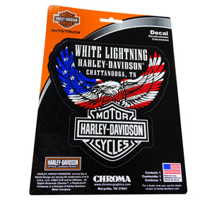 White Lightning HD Patriotic Decal